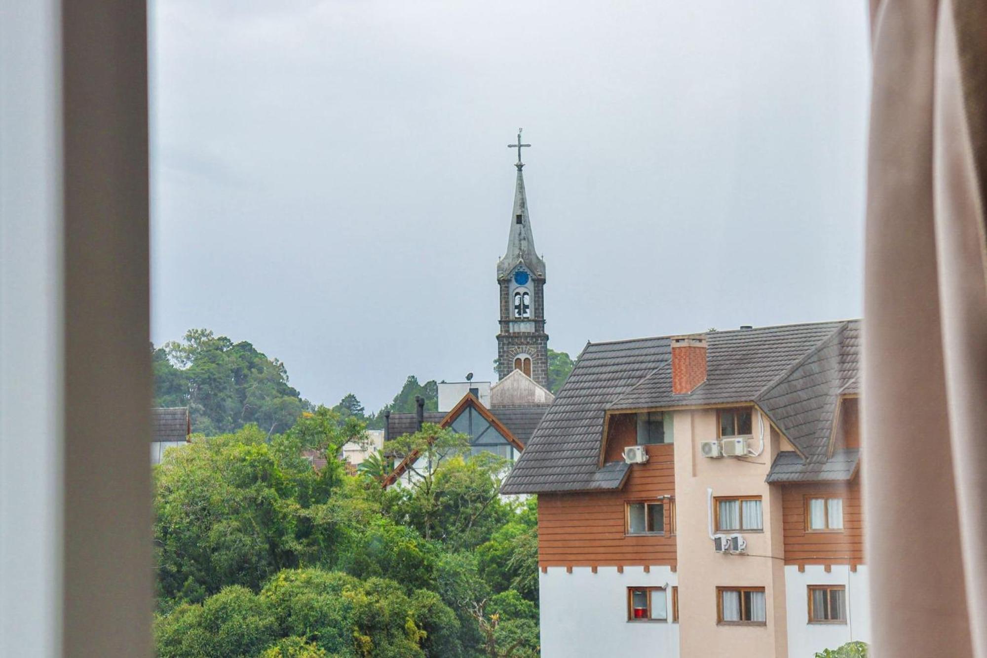 Locar-In Gramado - 200 M Da Rua Coberta Apartment Ngoại thất bức ảnh